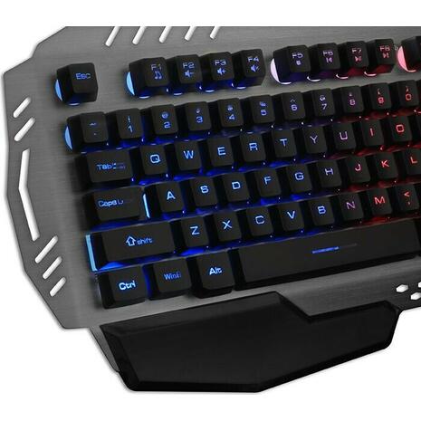 Ενσύρματο Πληκτρολόγιο Gaming NOD FURY με RGB LED Φωτισμό Αγγλικό US